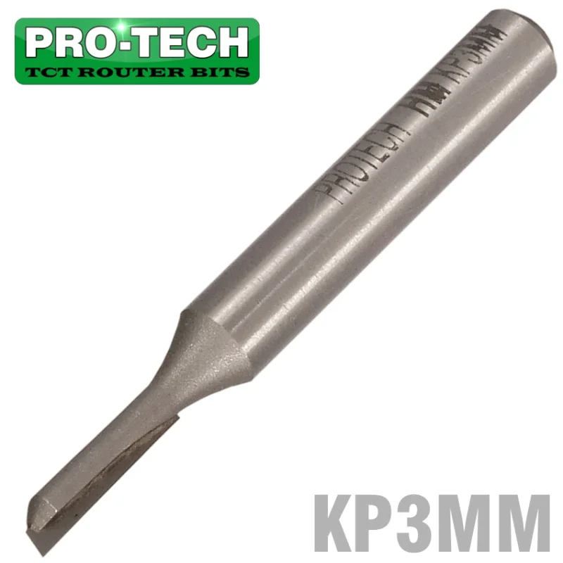 STRAIGHT BIT 3MM X 13MM SINGLE FLUTE METRIC 1/4’SHANK