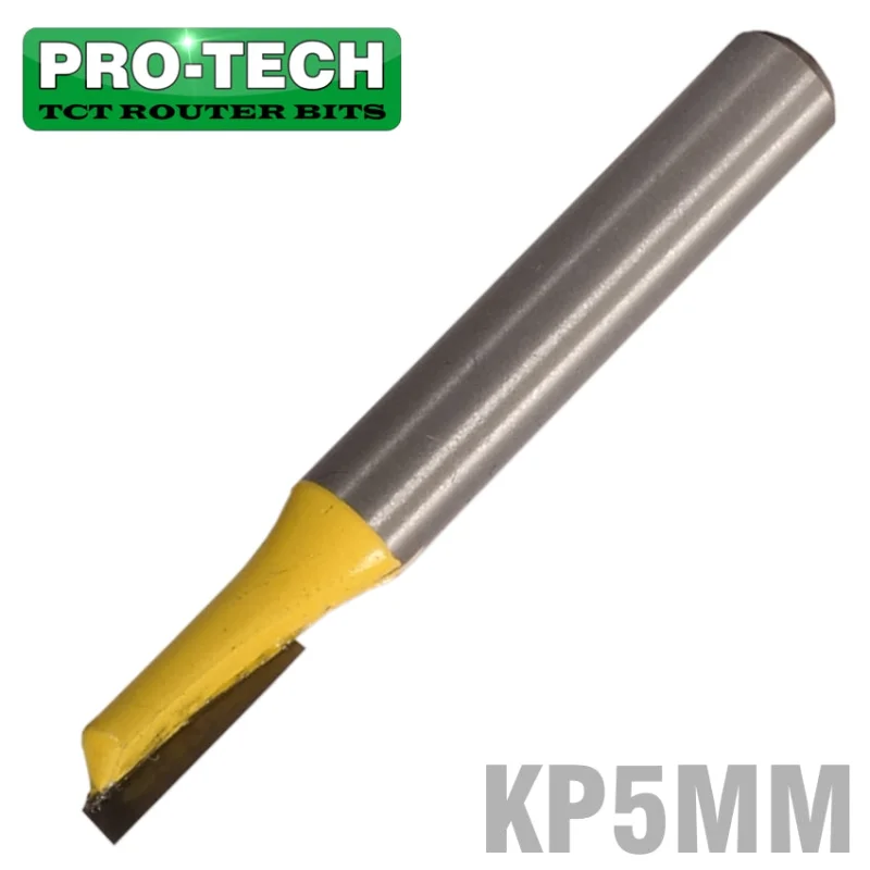 STRAIGHT BIT 5MM X 13MM SINGLE FLUTE METRIC 1/4′ SHANK