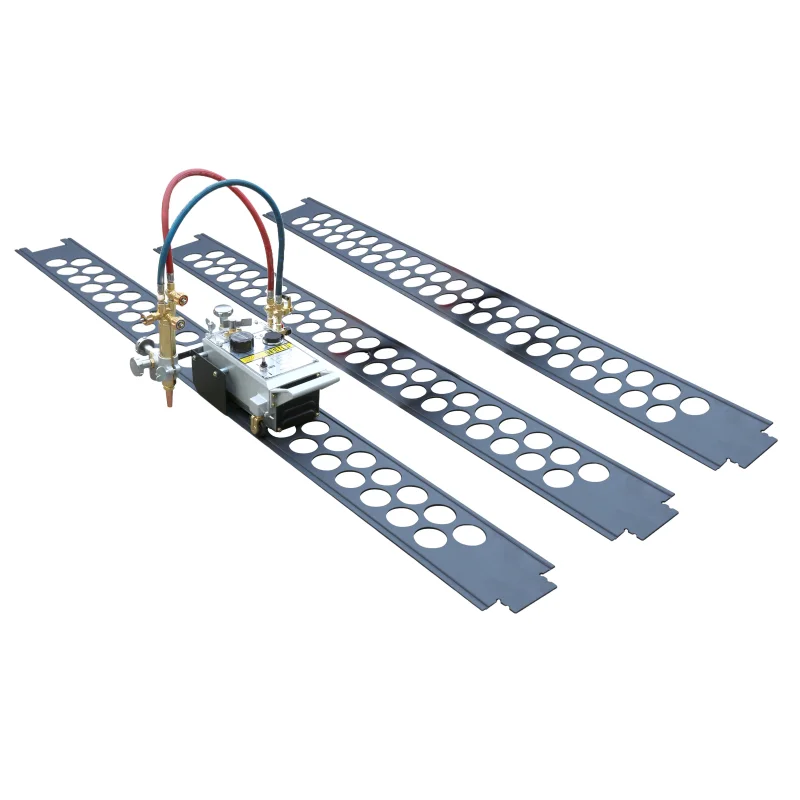 Straight Line Oxy-Fuel Motorized Cutting and Beveling Portable Track Machine