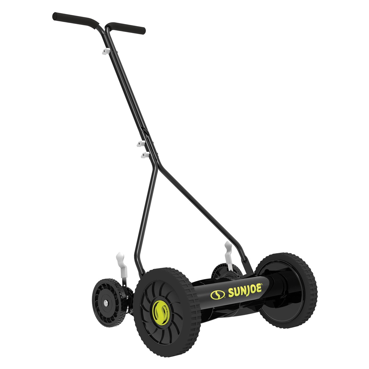 Sun Joe Cordless, Manual Push Steel Reel Lawn Mower, 14 Inch, Green, MJ503M
