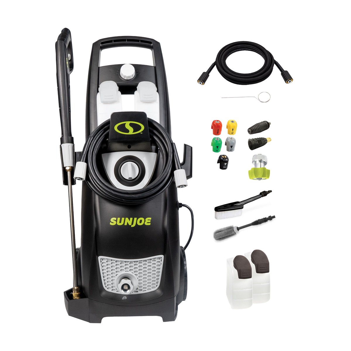 Sun Joe Electric Pressure Washer, Portable Power Washer with Wheels, SPX3000-PK1