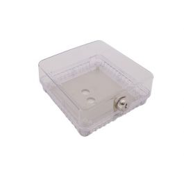 Resideo TG510A1001 VersaGuard Universal Thermostat Guard Clear Acrylic W/Wall Plate