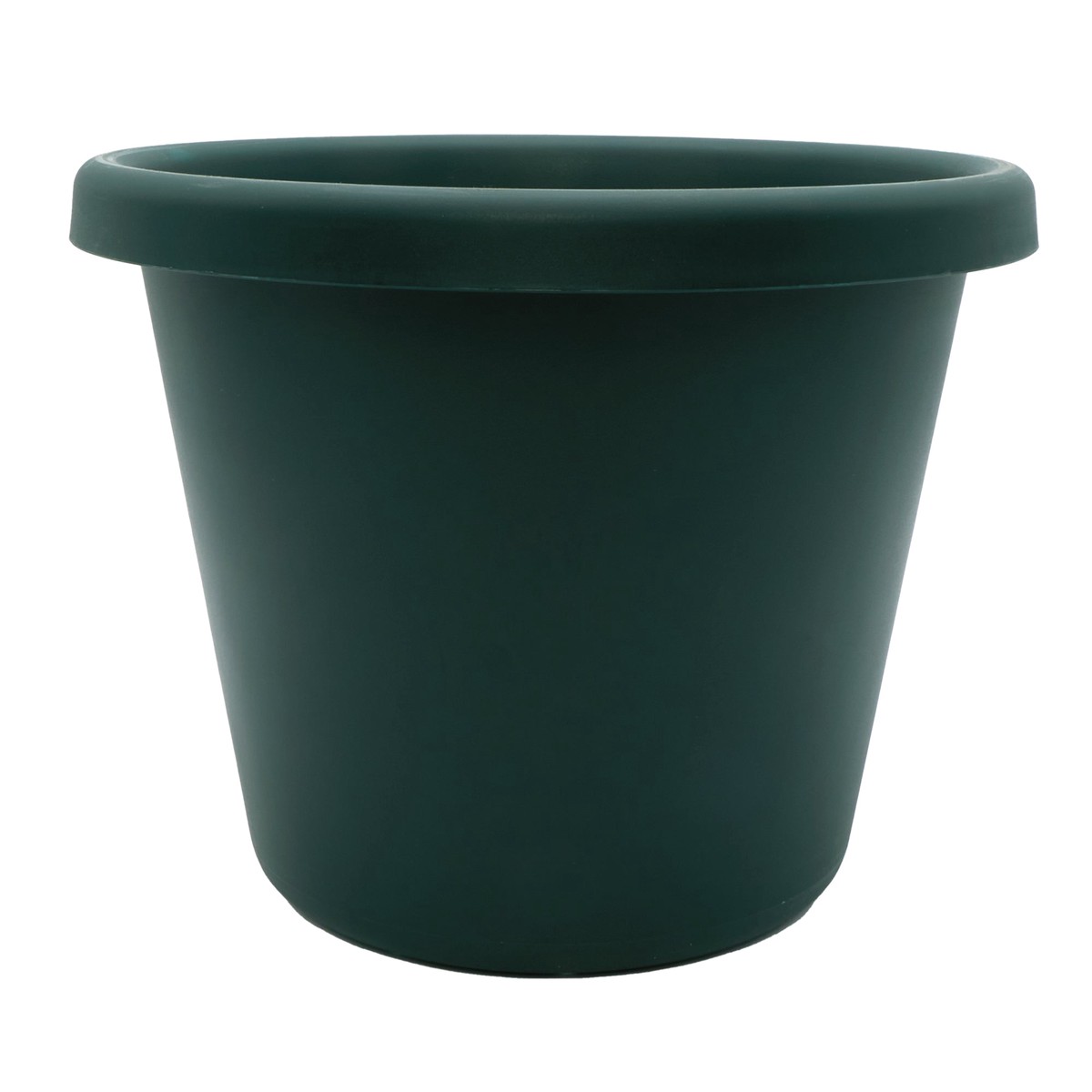 The HC Companies 14 Inch Round Classic Planter, Plastic Plant Pot, Evergreen