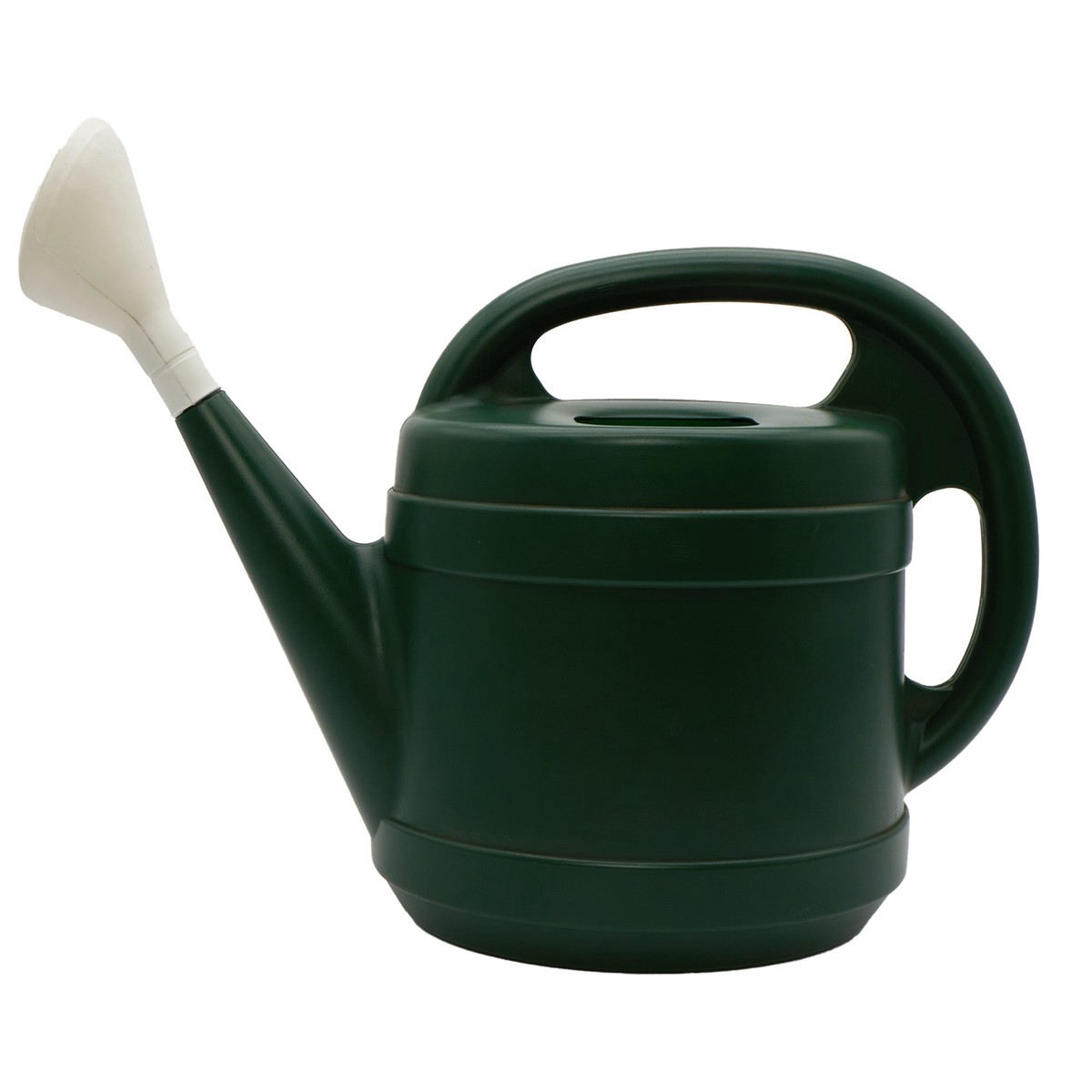 The HC Companies Standard Watering Can, Small Plastic Garden Pot, 2 Gal, Green