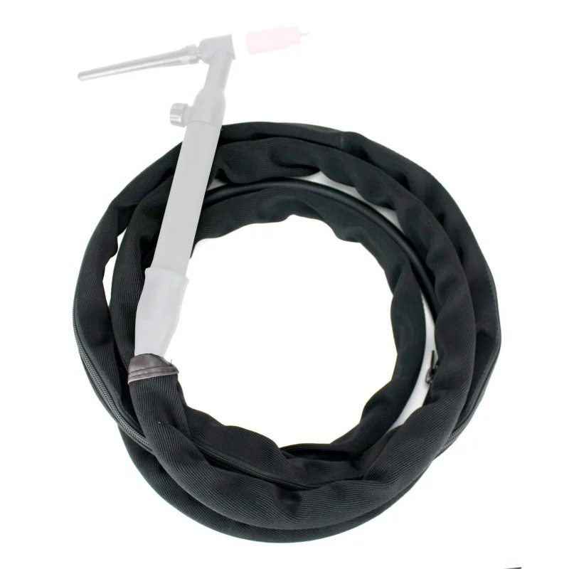 TIG/MIG Cable Cover 4″ x 10′ Nylon with Zipper. For 12.5′ TIG or MIG Torches