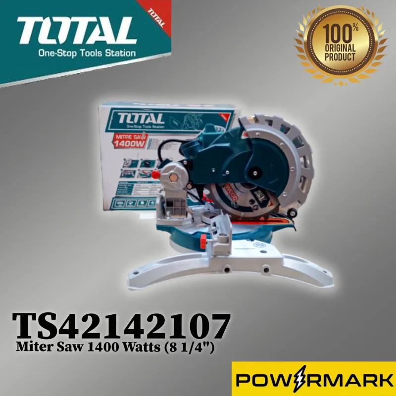 TOTAL TS42142107 Miter Saw 1400 Watts (8 1/4″)