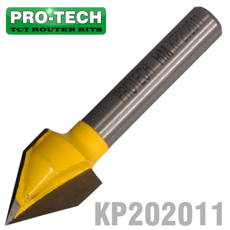 V-GROOVE 1/2′ X5/8′ 60 DEGREE 1/4′ SHANK