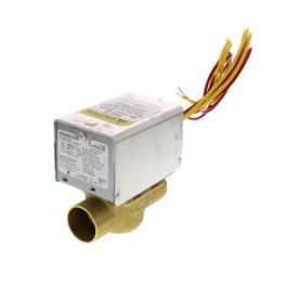 Resideo V8043E1020 Normally Closed Zone Valve 1" Sweat W/End Switch 3.5 Cv 24V