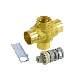 Resideo VCZNE6100 3-Way Cartridge Cage Valve 1-1/4" Sweat 9Cv 60PSI