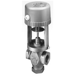 Johnson Controls VG7844ET 1/2" 3-Way Globe Valve Cast Bronze SS Trim 1.8Cv