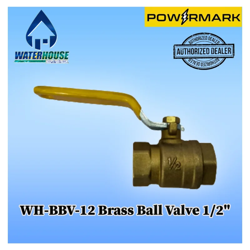 WATERHOUSE WH-BBV-12 Brass Ball Valve 1/2″