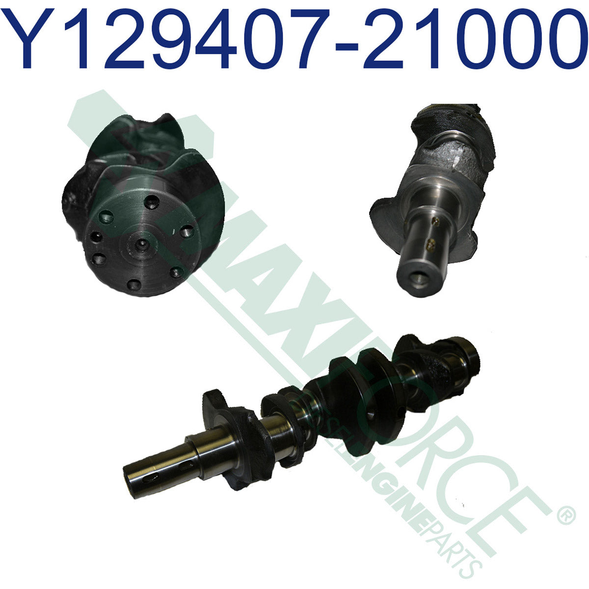 Maxiforce Crankshaft, TNE84, 4 Cylinder with o Front Gear for Yanmar 129407-21000