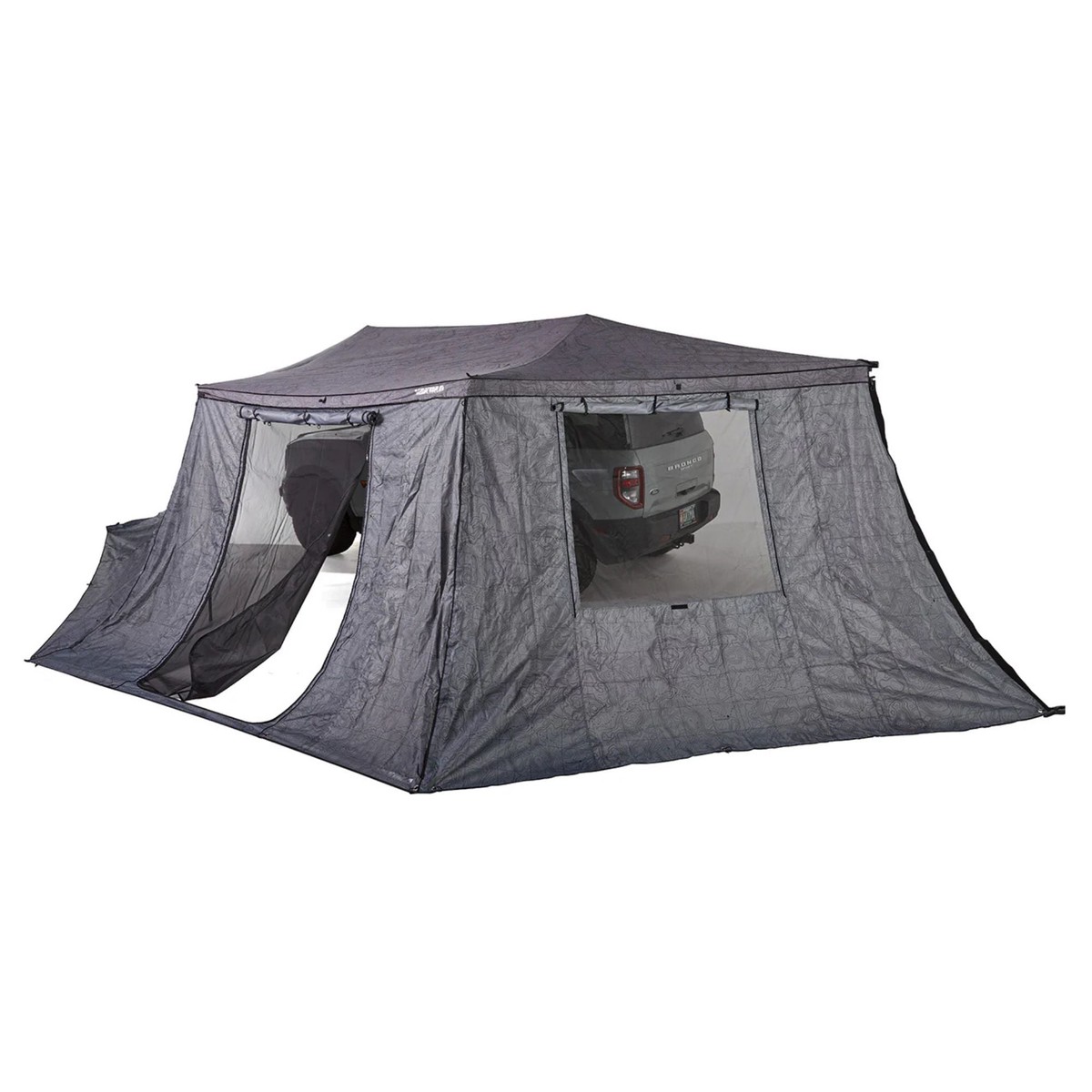 Yakima OverNOut 180 Wall Kit Awning Accessory with Wall and Door Panel, Gray