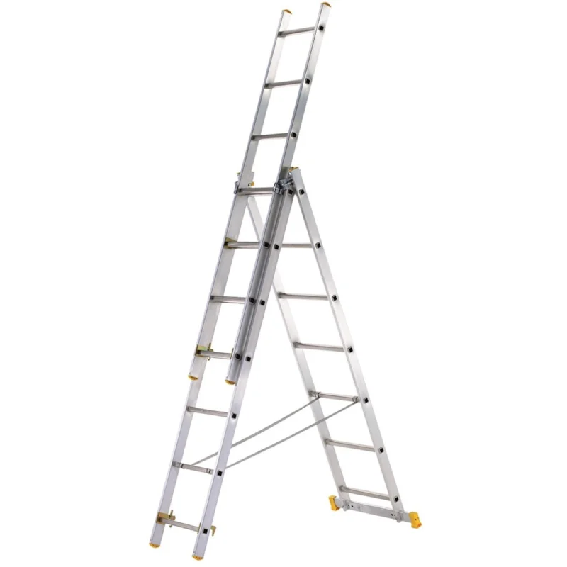 Zarges Eurostar EN131 Professional Combination Ladder – 3 x 6 Rung