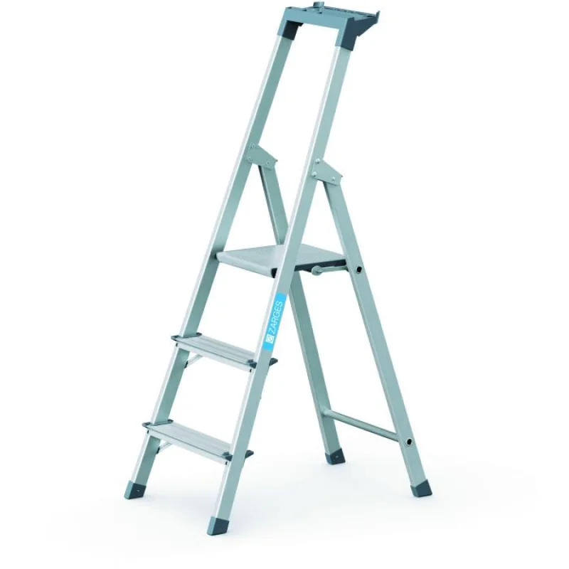 Zarges Scana S EN131 Professional Aluminium Step Ladder – 3 Tread